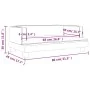 Sofá para niños de terciopelo crema 80x45x30 cm von , Baby- und Kleinkindmöbel - Ref: Foro24-3196311, Preis: 68,23 €, Rabatt: %