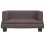 Sofá para niños de cuero sintético marrón 60x40x30 cm by , Baby and Toddler Furniture - Ref: Foro24-3196326, Price: 69,14 €, ...