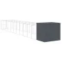 Caseta perros con corral acero galvanizado gris 214x1273x181 cm von , Hundehütten - Ref: Foro24-3189124, Preis: 1,00 €, Rabat...