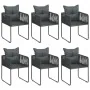 Set de comedor de jardín de 7 piezas PVC ratán negro von , Gartensets - Ref: Foro24-3060104, Preis: 637,56 €, Rabatt: %
