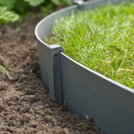 Nature Set de borde de jardín y estaca gris by , Garden edging and edging - Ref: Foro24-446436, Price: 33,25 €, Discount: %