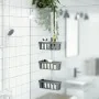 Estante colgante de ducha aluminio 30x15x(67-105) cm by , soap dishes - Ref: Foro24-154599, Price: 26,64 €, Discount: %
