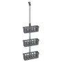 Estante colgante de ducha aluminio 30x15x(67-105) cm by , soap dishes - Ref: Foro24-154599, Price: 26,64 €, Discount: %