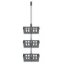 Estante colgante de ducha aluminio 30x15x(67-105) cm by , soap dishes - Ref: Foro24-154599, Price: 26,64 €, Discount: %