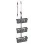 Estante colgante de ducha aluminio 30x15x(67-105) cm by , soap dishes - Ref: Foro24-154599, Price: 26,64 €, Discount: %