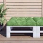 Cojín para palés tela estampado de hojas 80x80x12 cm de , Cojines para sillas y sofás - Ref: Foro24-360510, Precio: 50,40 €, ...