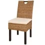 Sillas de comedor 2 unidades ratán kubu madera de mango by , dining chairs - Ref: Foro24-243639, Price: 211,27 €, Discount: %