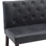 Banco de piel de ante artificial gris 120 cm by , Benches for halls and storage - Ref: Foro24-288574, Price: 222,79 €, Discou...