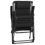 Tumbona plegable de textilene negro de , Tumbonas - Ref: Foro24-312467, Precio: 92,30 €, Descuento: %