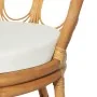 Silla de comedor con cojín ratán natural y lino marrón claro de , Sillas de comedor - Ref: Foro24-325477, Precio: 198,74 €, D...
