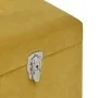 Banco con compartimento de terciopelo amarillo mostaza 80 cm von , Bänke für Hallen und Lager - Ref: Foro24-329930, Preis: 95...