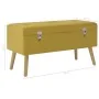 Banco con compartimento de terciopelo amarillo mostaza 80 cm von , Bänke für Hallen und Lager - Ref: Foro24-329930, Preis: 95...