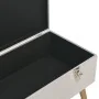 Banco con compartimento de terciopelo gris 80 cm by , Benches for halls and storage - Ref: Foro24-329932, Price: 109,03 €, Di...