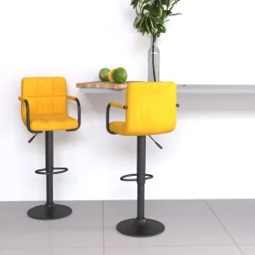 Taburetes de cocina 2 unidades terciopelo amarillo mostaza by , Kitchen stools - Ref: Foro24-334666, Price: 142,76 €, Discoun...