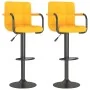 Taburetes de cocina 2 unidades terciopelo amarillo mostaza by , Kitchen stools - Ref: Foro24-334666, Price: 145,44 €, Discoun...