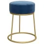 Hocker redondo azul terciopelo by , Folding stools and chairs - Ref: Foro24-340254, Price: 42,60 €, Discount: %