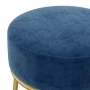 Hocker redondo azul terciopelo by , Folding stools and chairs - Ref: Foro24-340254, Price: 42,60 €, Discount: %