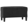 Banco de terciopelo negro 70x35x41 cm by , Banks - Ref: Foro24-349402, Price: 50,02 €, Discount: %