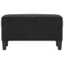 Banco de terciopelo negro 70x35x41 cm by , Banks - Ref: Foro24-349402, Price: 50,02 €, Discount: %