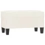 Banco de cuero sintético color crema 70x35x41 cm by , Banks - Ref: Foro24-349440, Price: 44,38 €, Discount: %