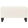 Banco de cuero sintético color crema 70x35x41 cm by , Banks - Ref: Foro24-349440, Price: 44,38 €, Discount: %