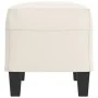 Banco de cuero sintético color crema 70x35x41 cm by , Banks - Ref: Foro24-349440, Price: 44,38 €, Discount: %