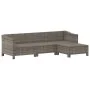 Set de muebles de jardín 4 pzas y cojines ratán sintético gris von , Gartensets - Ref: Foro24-362687, Preis: 356,02 €, Rabatt: %