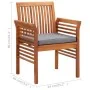 Silla de comedor para jardín con cojín madera maciza de acacia von , Gartenstühle - Ref: Foro24-45969, Preis: 114,94 €, Rabat...