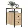 Mesita de noche madera de ingeniería roble Sonoma 30x60x60 cm von , Nachttische - Ref: Foro24-826065, Preis: 74,85 €, Rabatt: %