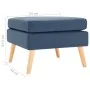 Reposapiés de tela azul von , Osmanen - Ref: Foro24-288737, Preis: 86,59 €, Rabatt: %