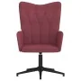 Sillón de relax de tela color rojo tinto by , Armchairs - Ref: Foro24-327575, Price: 99,60 €, Discount: %