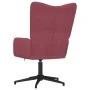 Sillón de relax de tela color rojo tinto by , Armchairs - Ref: Foro24-327575, Price: 99,60 €, Discount: %