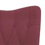 Sillón de relax de tela color rojo tinto by , Armchairs - Ref: Foro24-327575, Price: 99,60 €, Discount: %