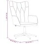Sillón de relax de tela color rojo tinto by , Armchairs - Ref: Foro24-327575, Price: 99,60 €, Discount: %