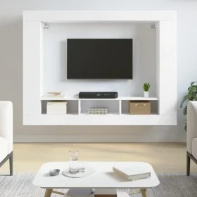 Mueble para TV madera de ingeniería blanco 152x22x113 cm von , TV-Möbel - Ref: Foro24-833722, Preis: 97,79 €, Rabatt: %
