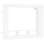 Mueble para TV madera de ingeniería blanco 152x22x113 cm de , Muebles TV - Ref: Foro24-833722, Precio: 97,79 €, Descuento: %