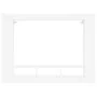 Mueble para TV madera de ingeniería blanco 152x22x113 cm de , Muebles TV - Ref: Foro24-833722, Precio: 97,79 €, Descuento: %