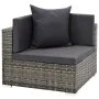Set de muebles de jardín 7 pzas y cojines ratán sintético gris de , Conjuntos de jardín - Ref: Foro24-44601, Precio: 767,58 €...