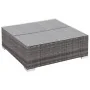 Set de muebles de jardín 7 pzas y cojines ratán sintético gris de , Conjuntos de jardín - Ref: Foro24-44601, Precio: 767,58 €...