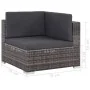 Set de muebles de jardín 7 pzas y cojines ratán sintético gris de , Conjuntos de jardín - Ref: Foro24-44601, Precio: 767,58 €...