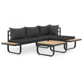 Juego de sofás de esquina 2 piezas con cojines aluminio WPC von , Outdoor-Sofas - Ref: Foro24-44704, Preis: 461,11 €, Rabatt: %