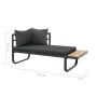Juego de sofás de esquina 2 piezas con cojines aluminio WPC by , Outdoor sofas - Ref: Foro24-44704, Price: 461,58 €, Discount: %