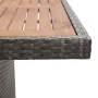 Set de comedor de jardín 9 pzas y cojines ratán sintético gris von , Gartensets - Ref: Foro24-46047, Preis: 1,00 €, Rabatt: %