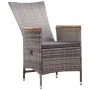 Sillas de jardín con cojines 2 unidades ratán sintético gris by , Garden chairs - Ref: Foro24-46064, Price: 269,33 €, Discoun...