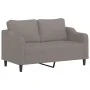 Sofá de 2 plazas con cojines tela gris taupe 140 cm von , Sofas - Ref: Foro24-3200852, Preis: 232,19 €, Rabatt: %