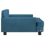 Cama para perros de terciopelo azul 90x53x30 cm de , Camas para perros - Ref: Foro24-171868, Precio: 93,64 €, Descuento: %