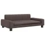 Cama para perros de cuero sintético marrón 90x53x30 cm de , Camas para perros - Ref: Foro24-171854, Precio: 86,65 €, Descuent...
