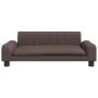 Cama para perros de cuero sintético marrón 90x53x30 cm de , Camas para perros - Ref: Foro24-171854, Precio: 86,65 €, Descuent...