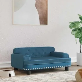 Cama para perros de terciopelo azul 70x45x30 cm von , Betten für Hunde - Ref: Foro24-171882, Preis: 70,87 €, Rabatt: %
