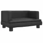 Cama para perros de cuero sintético negro 60x40x30 cm de , Camas para perros - Ref: Foro24-171913, Precio: 68,09 €, Descuento: %